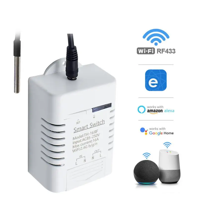 

Смарт-термостат с Wi-Fi, 16 А