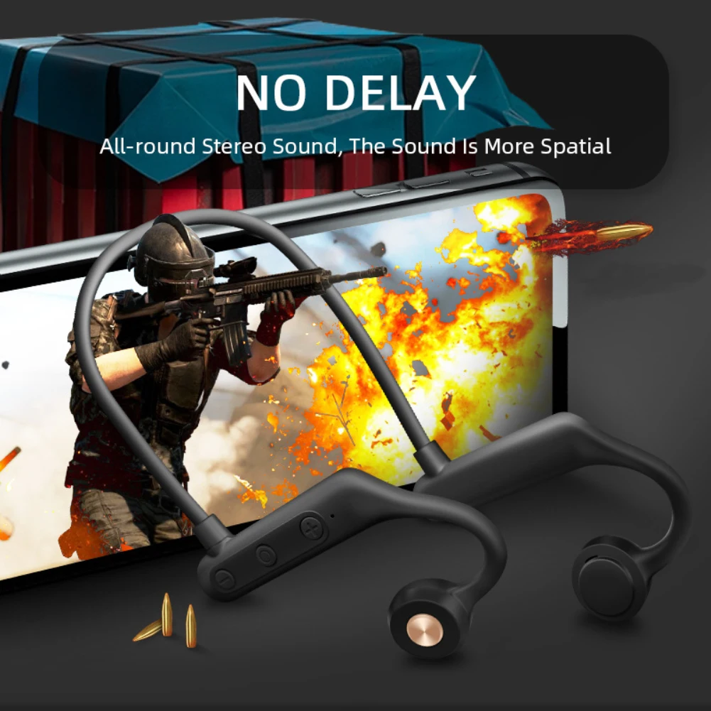 Новые наушники с костной проводимостью беспроводные Bluetooth-совместимые IPX5