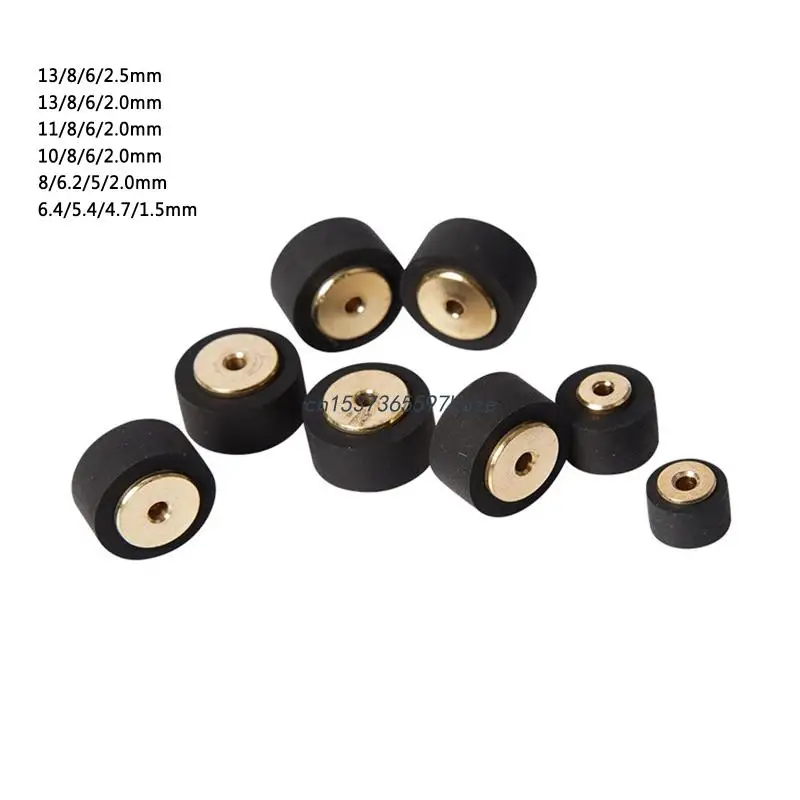 

P82A Walkman Wheel Belt Pulley Rubber Pressure Recorder Cassette Deck Pinches Roller Tape for sony Player Stereo