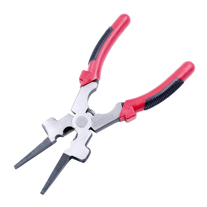 

8-inch Percussion Shear Welding Auxiliary Welding Protective Multi-function Welding Long-nose Clamping Plier