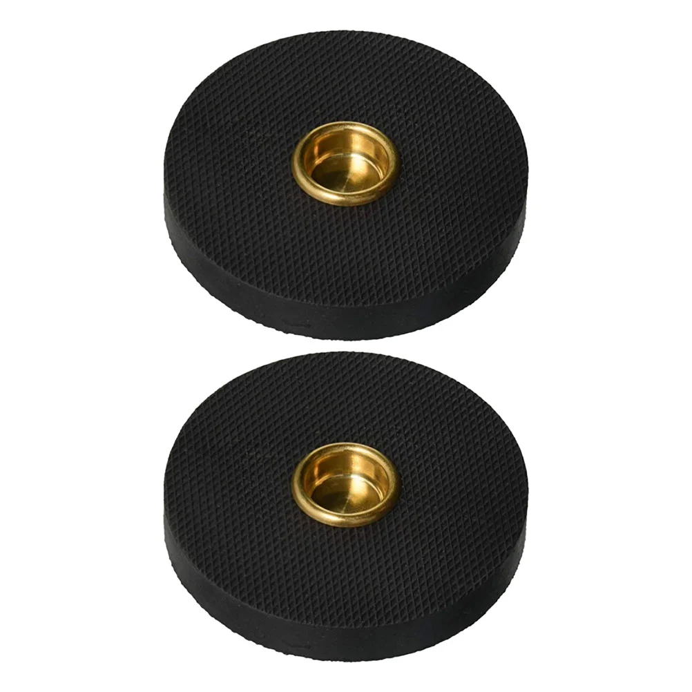 

2 Pcs Anti-slip Mat Cello Tool Stand Musical Instrument Necessity Stop Anti-skid Brass Rubber Bottom Support Stands