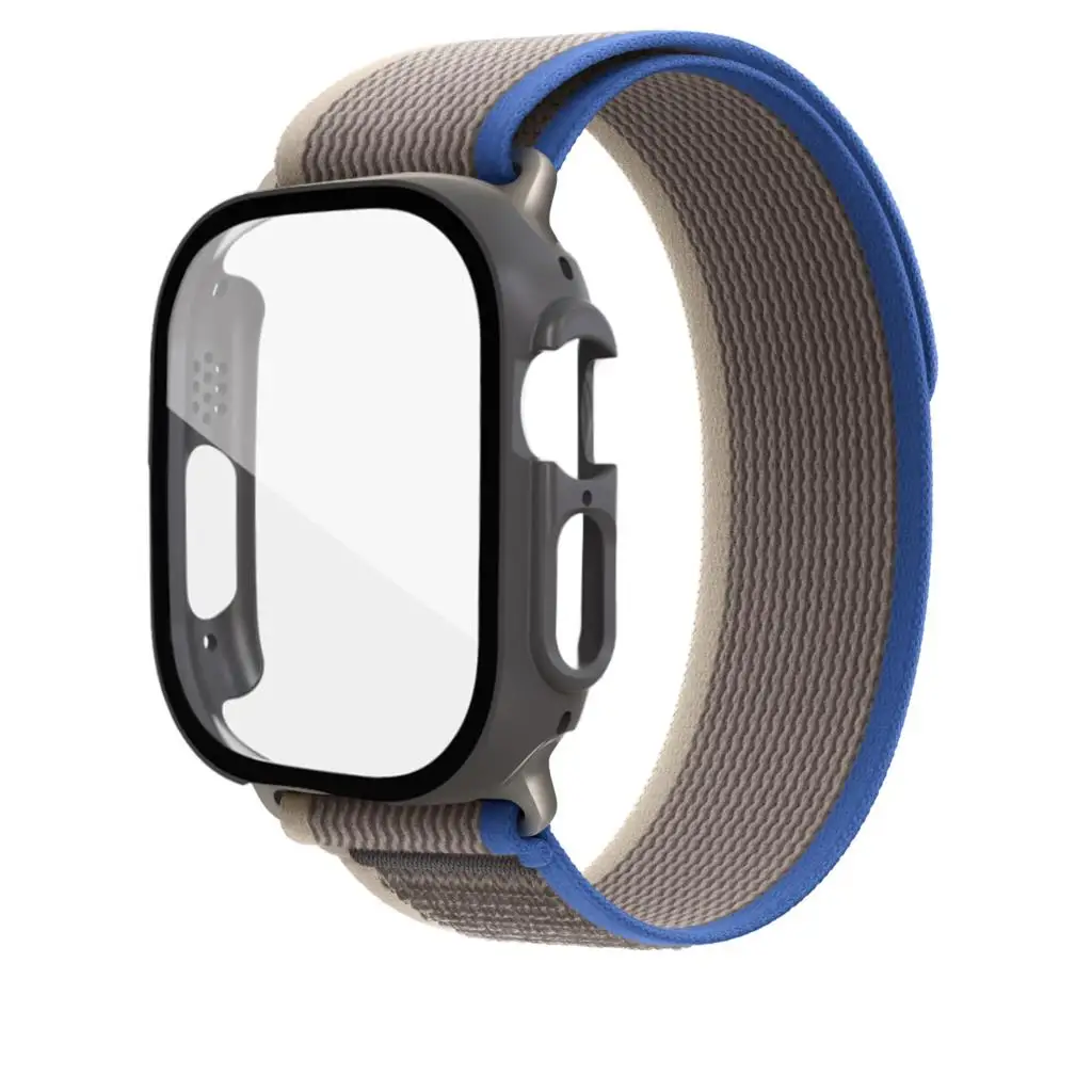 

Case+Trail Loop For Apple Watch Ultra Band 49mm 44mm 40mm 45mm 41mm 42mm 38mm 45 mm bracelet iWatch series 7 6 5 4 3 se 8 strap