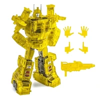 anime transformers robot kids toys na h28exr gold saint yellow transparent luminous action figures model collection hobby gifts