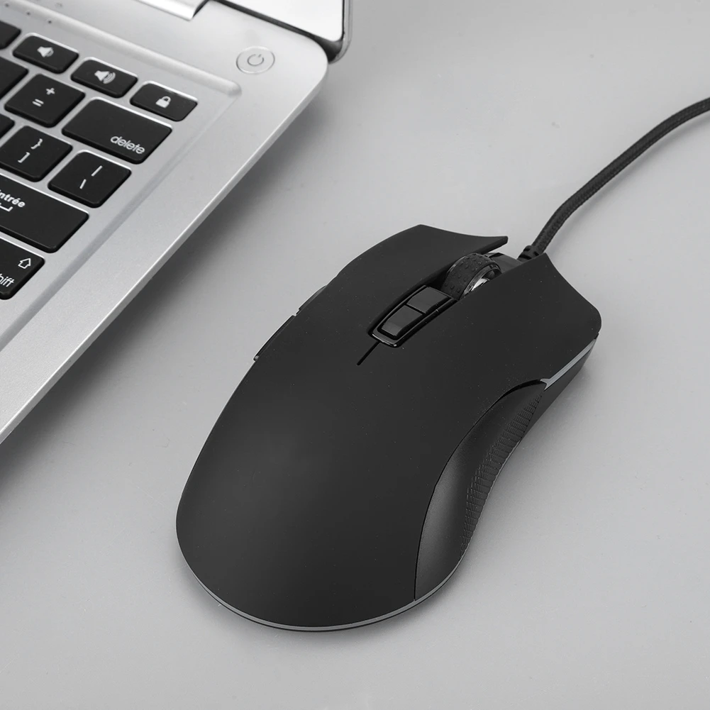 

12000DPI RGB Backlit USB Wired Gaming Mouse 8 Levels Adjustable DPI For Win7/Win10
