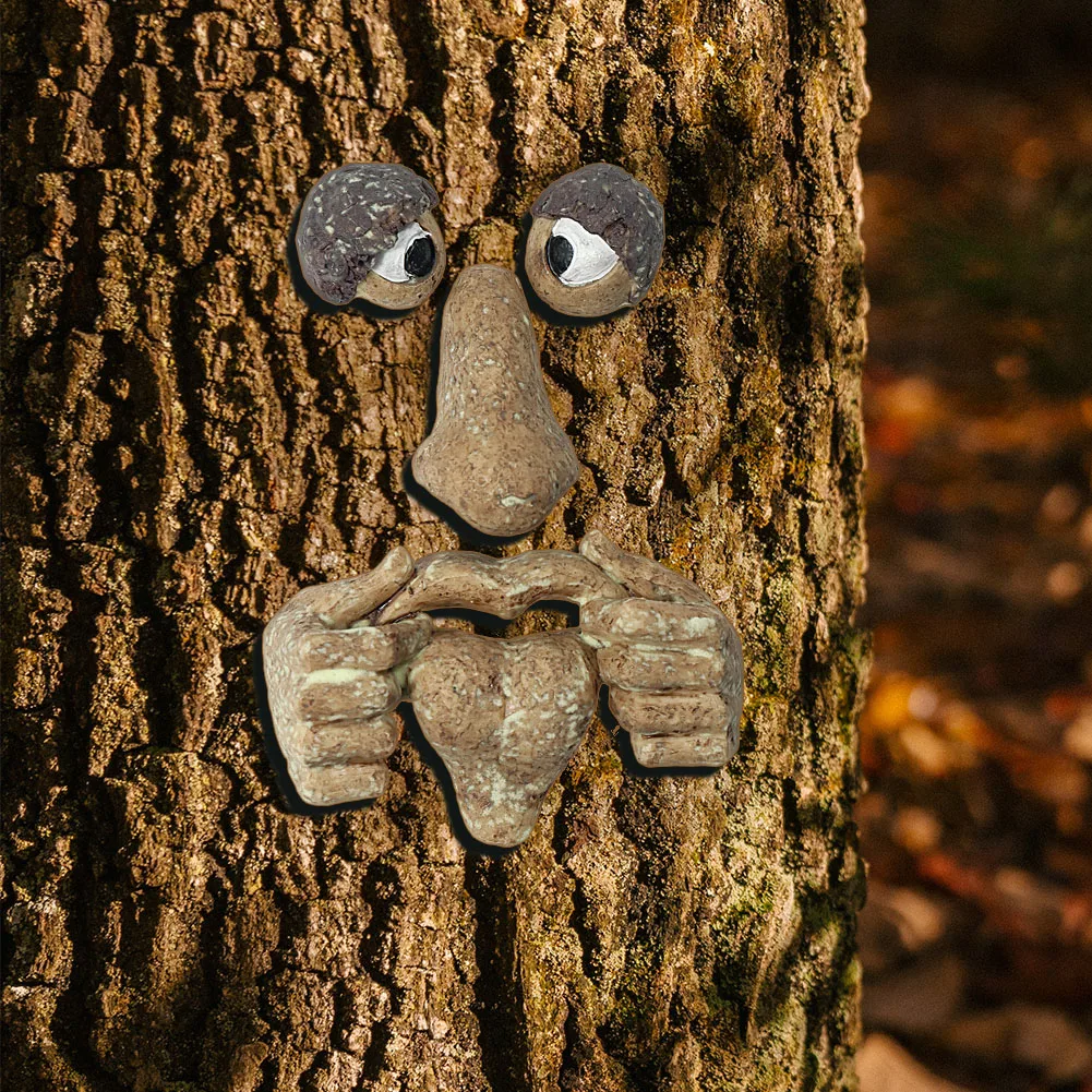

Сказочная садовая скульптура, флуоресцентная лая, призрачная елка, монстр для лица, функция на Хэллоуин, Рождество, «сделай сам», домашнее, п...