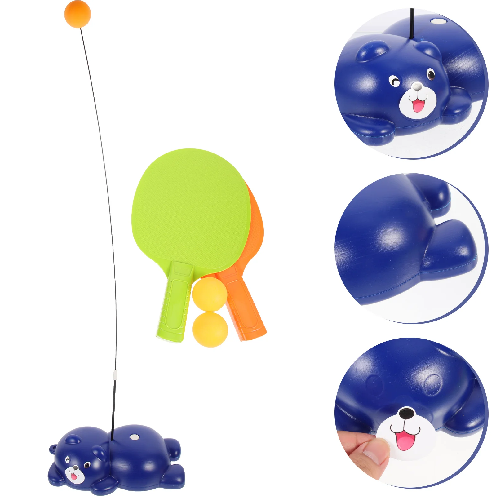 1 Set Interactive Table Tennis Practicing Toys Interesting Pingpang Toys Children Playthings