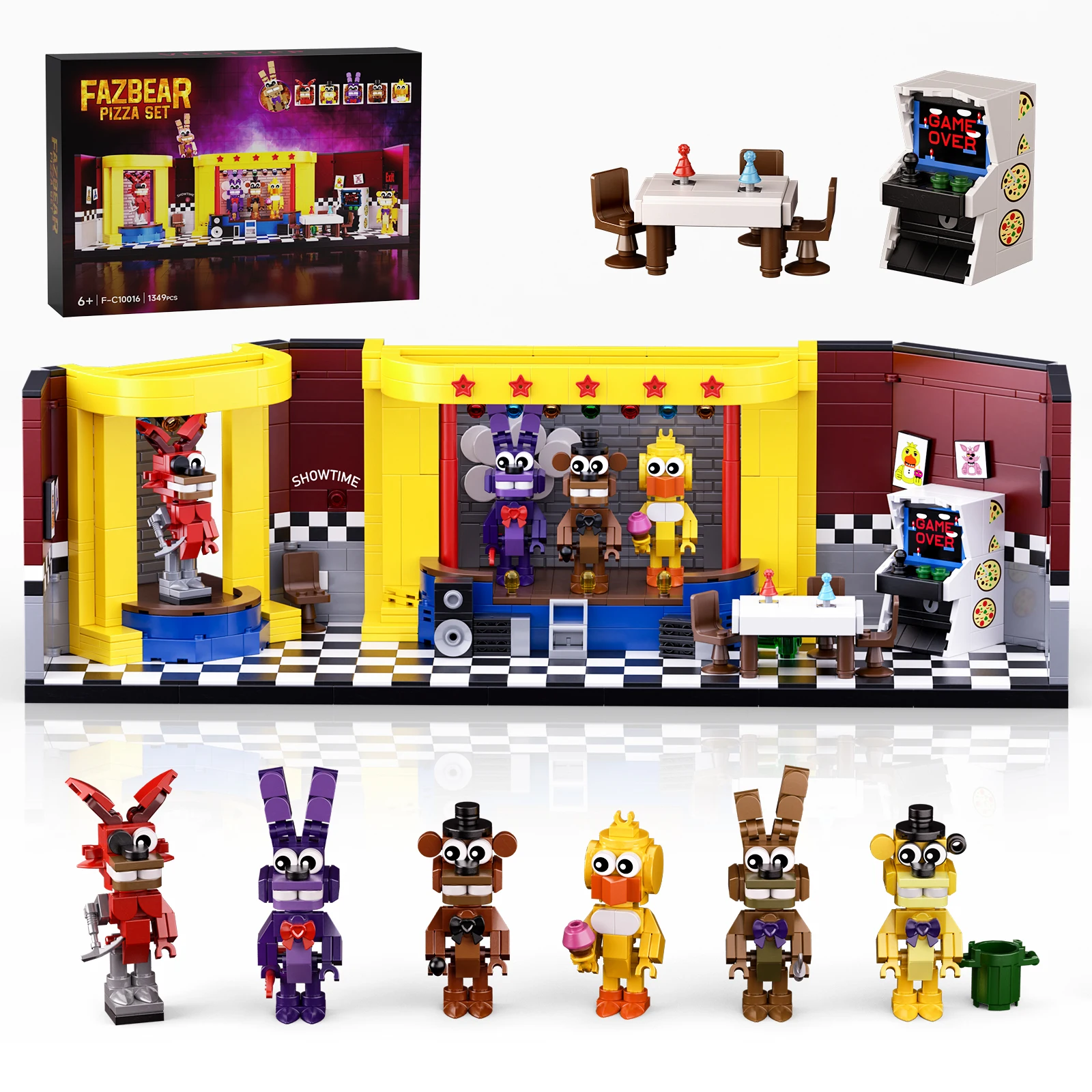 Конструктор MOC fredокрашенный в сцене