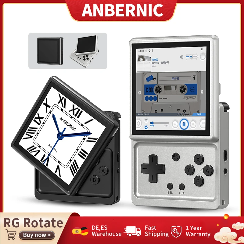 Anbernic RG Rotate Retro Handheld Game Console 3.5