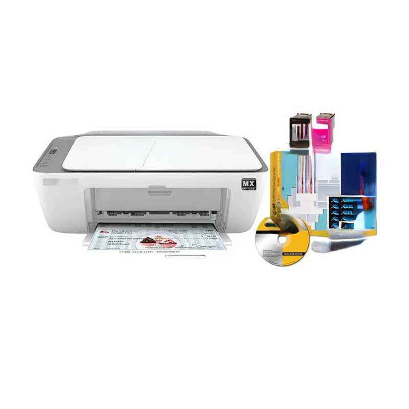 

New Product DeskJet 2755 MX MICR Check Printer and VersaCheck Presto Check Printing Software Bundle, White New Product