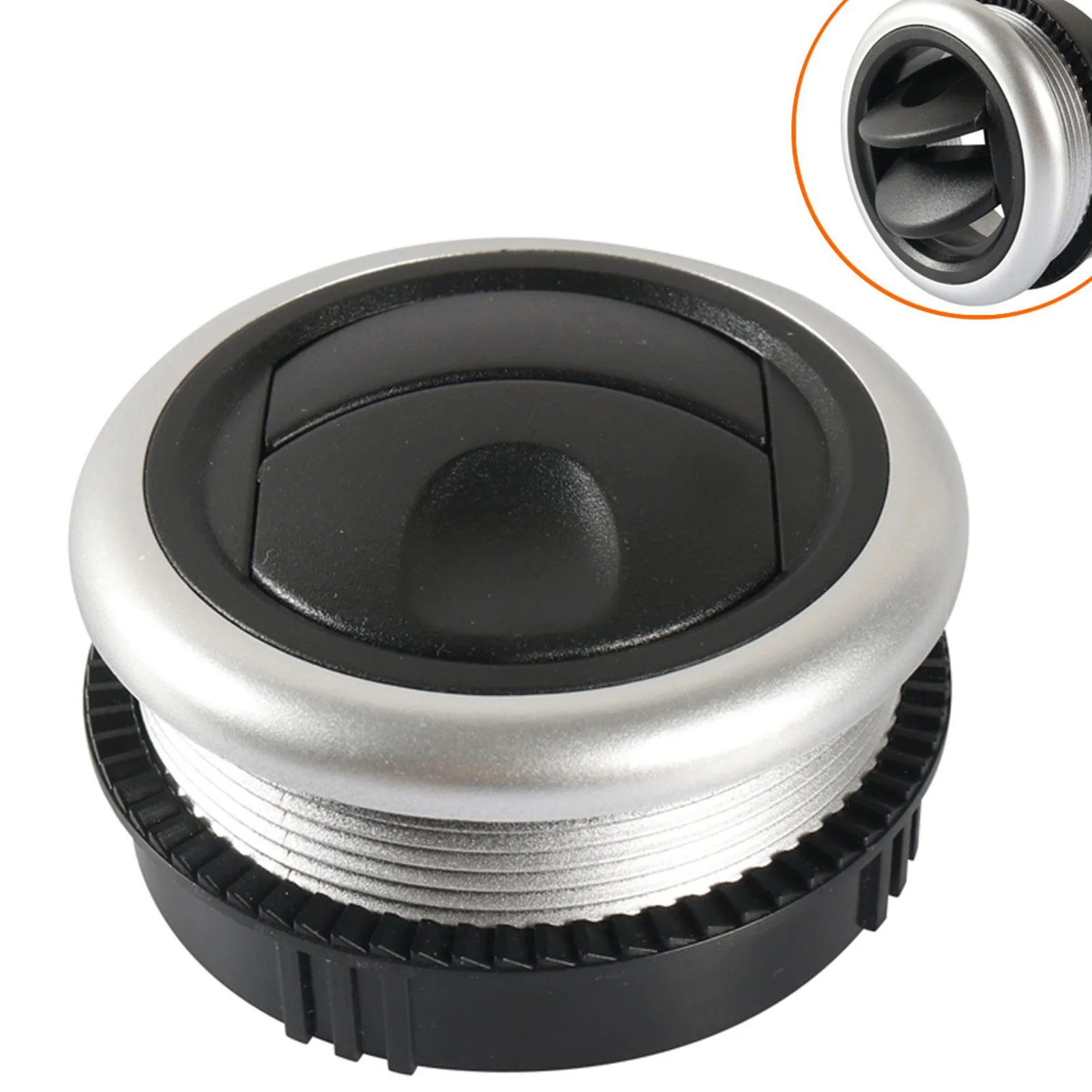 

1Pc 71mm A/C Air Vent Deflector Universal Side Roof Round Louvered Air Conditioning Outlet for Motorhome RV Buses Coach