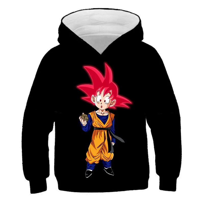 2023 Kids Dragon Ball Z Hoodie Boys and Girls 3D Printing Sweatshirt Fashion Loose Long Sleeve Spring Autumn Goku Veget Pullover images - 6