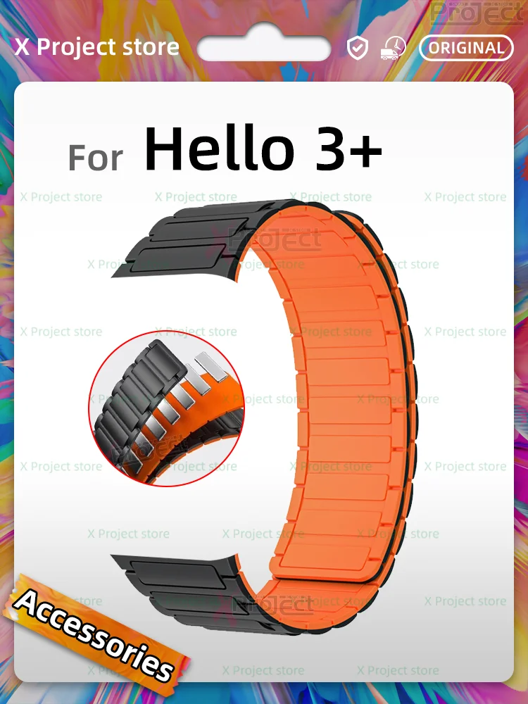 Ремешок для смарт-часов Hello Watch 3 Pro Plus умные часы H12 PRO PLUS H13 магнитный силиконовый