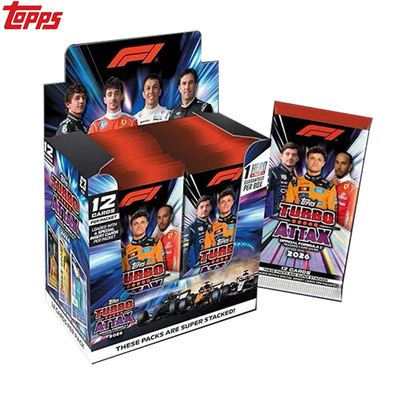 Фото Новая эра 2026 года: коллекционные карточки Topps Turbo Attax Formula 1. В каждом пакете 12 карт. В наличии. №1