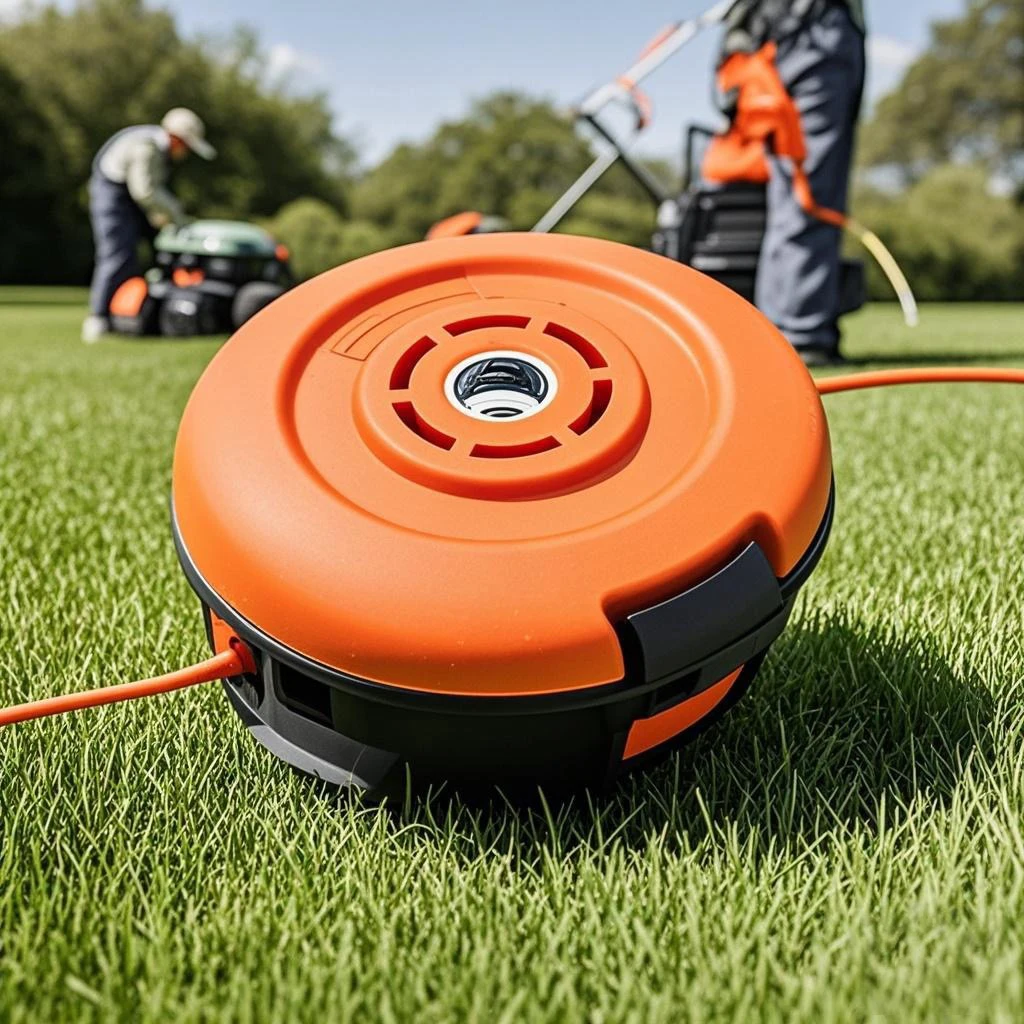 Головка триммера BESHONE GARDEN черная+синяя M10*1.25