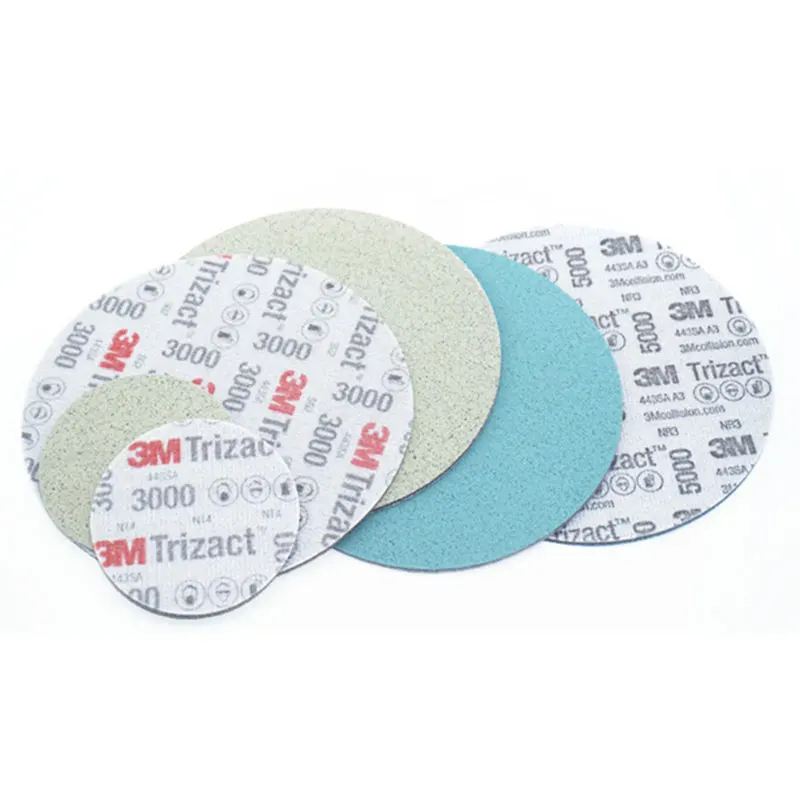 

15PC 3M Trizact Foam 3/6 Inch Disc Sandpaper 02085 02087 30662 Self Adhesive 3000-5000 Grit Car Paint Surface Polishing