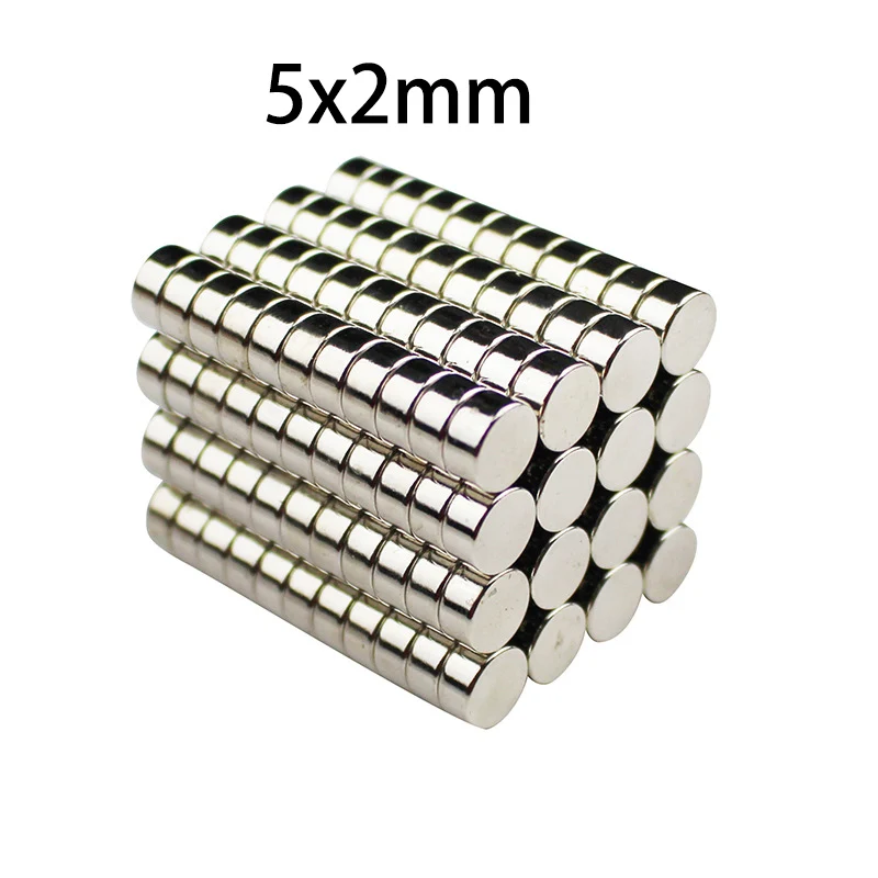 

Магниты круглые 5x2 мм