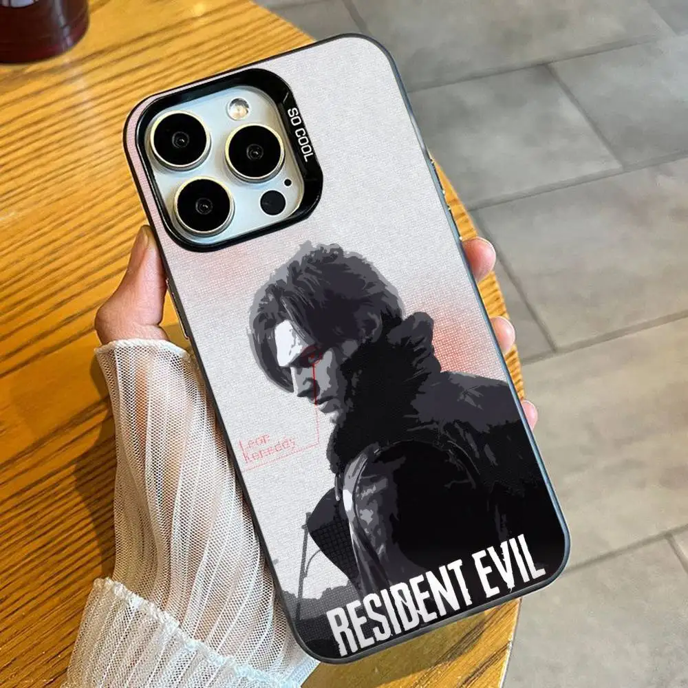 Чехол для телефона R-Resident E-Evil-9 R-Requiem Game RER для iPhone 16 17 15 14 12 13 Pro Max, черный матовый противоударный чехол-накладка (art.: 3920d975506ca) - 3920d975506ca
