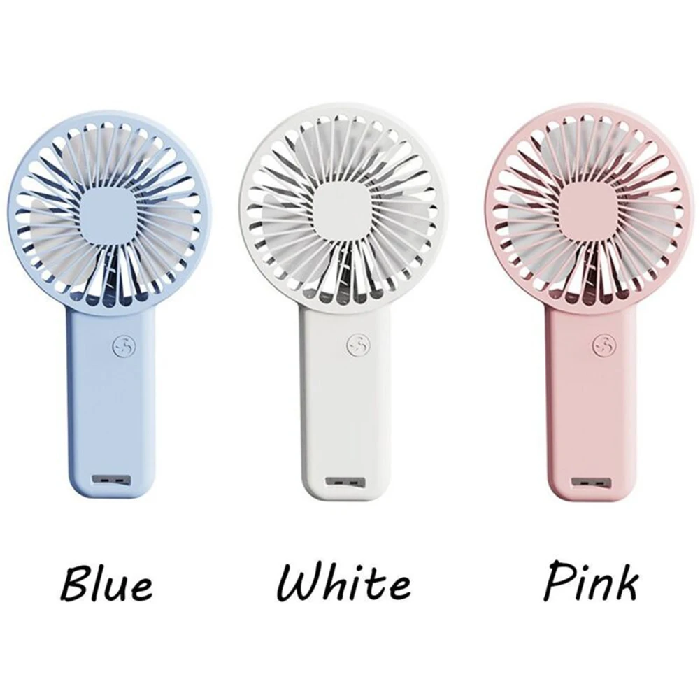 

1PCS Office Small Portable Mini Wind Power With Base Cooling Fans USB Handheld Fan Heating Cooling Air Indoor Quality Fans