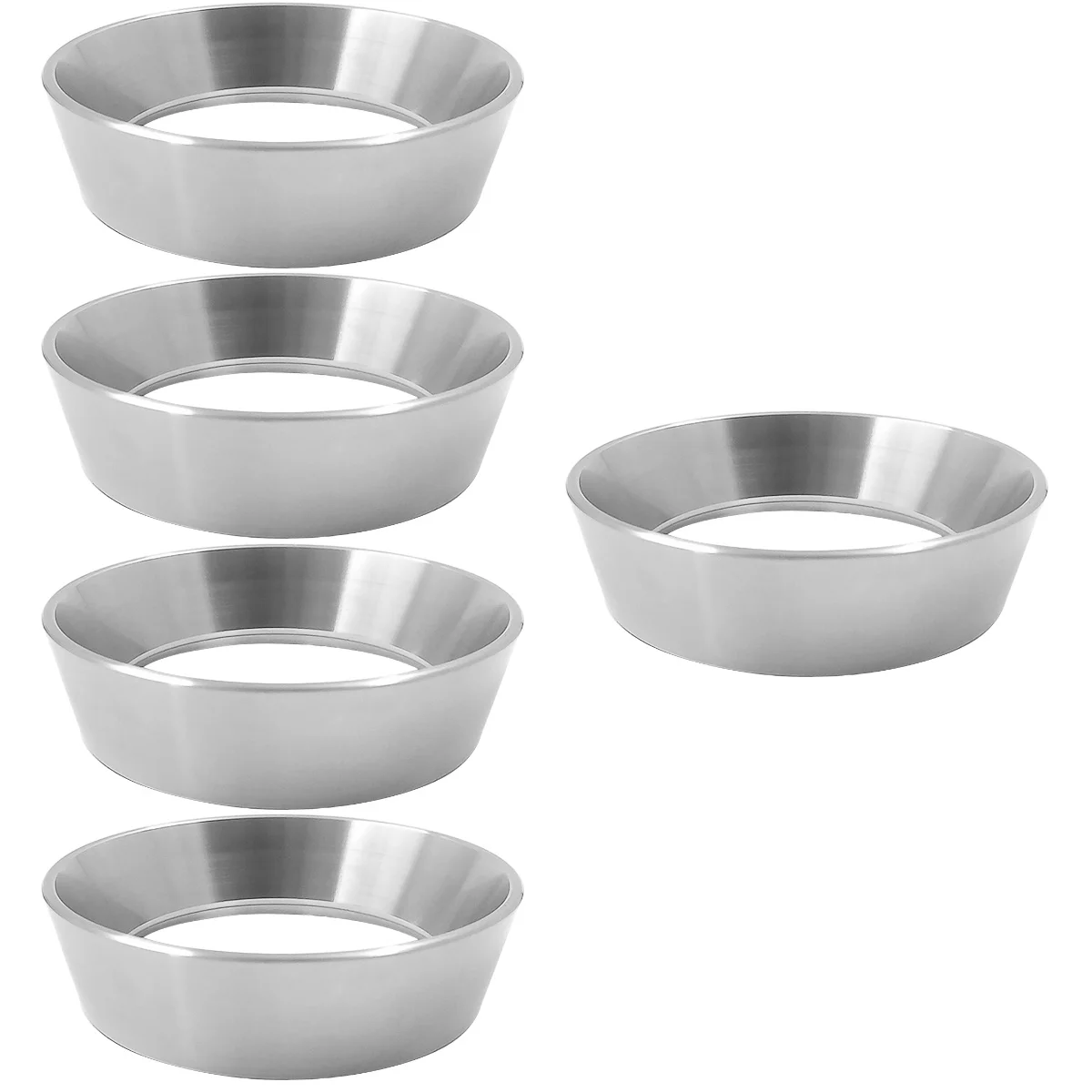 

5x Espresso Machine Accessories Espresso Dosing Funnel Coffee Dosing Ring Coffee Dosing Tool Coffee Making Tool Dosing Circle