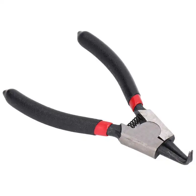 

5 Inch Snap Ring Pliers Carbon Steel Curved Straight Tip Circlip Plier Multipurpose Hand Repair Professional Tool