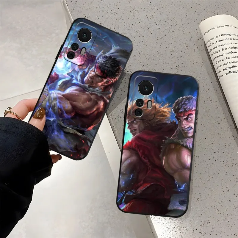 

King Of Fighters Phone Case Funda For Redmi Note 11S 11 10 10S 9S 8T 7 8 8A 9 9A 9C 9T 10X Black Silicone Cover