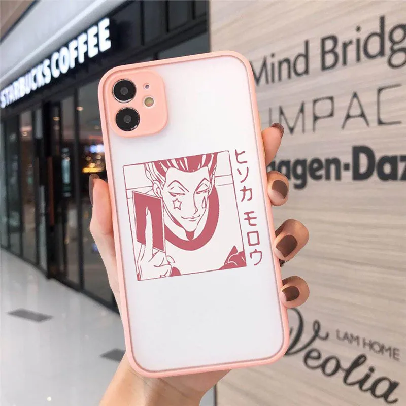 Чехол для телефона IPhone 14 12 11 Pro Max X XS XR 7 8 7Plus SE 13 Mini Hisoka Hunter Killua Zoldyck прозрачный чехол