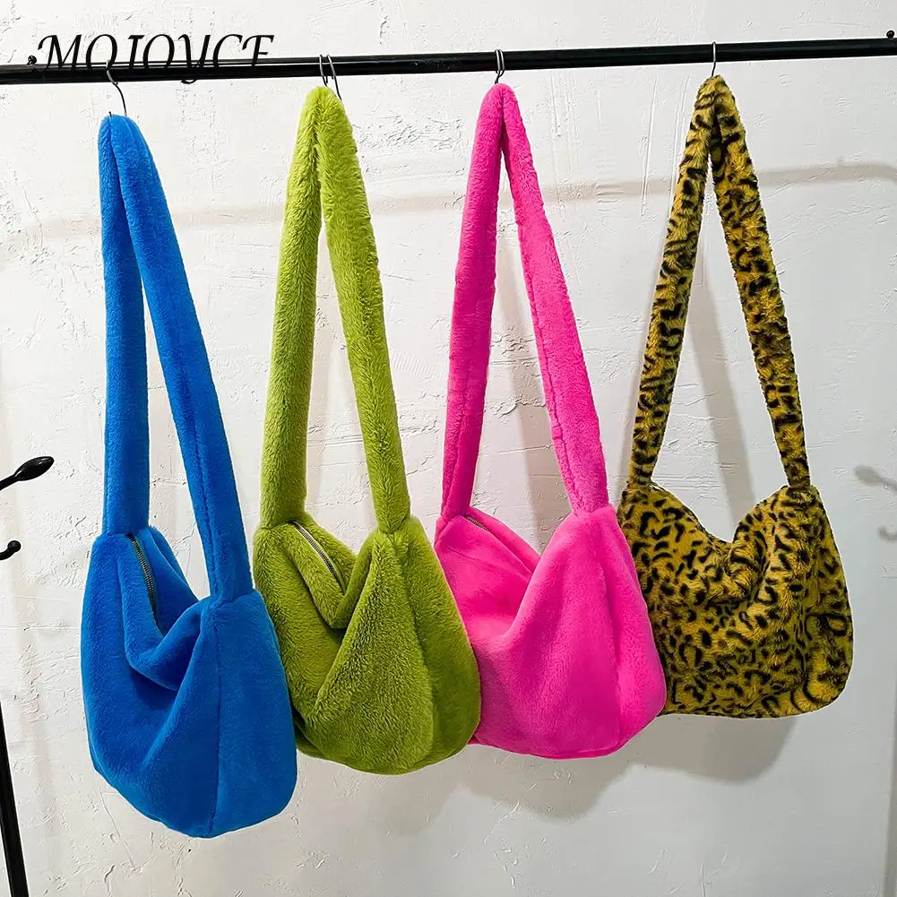 

Winter New Fashion Shoulder Bag Female Bags Plush Handbags Messenger Bags Soft Warm Fur for Ladies Women Gifts