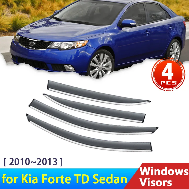 

Windshield for Kia Forte TD Cerato Koup 1 Sedan 2010~2013 Accessories Deflectors Car Side Windows Visors Rain Eyebrow Sun Visor