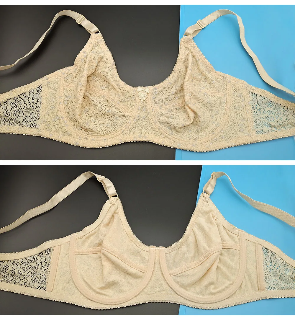 

Hollow Out Full Coverage Lace Sexy Women Bra Minimizer Support Push Up Bralette Top Woman Clothes Female Lingerie Underwear C26