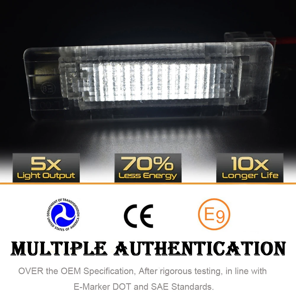 интерер подсветка багажника beetle 6000k для VW CC Golf GTI Eos Caddy Beetle Passat Tiguan Touran Touareg Transporter