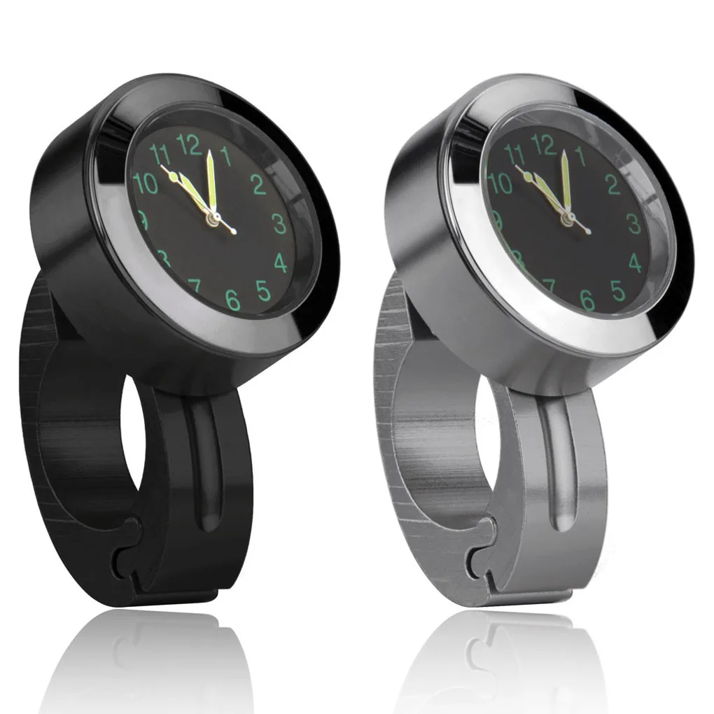 

Часы с алюминиевой ручкой для мотоцикла, водонепроницаемые, Нескользящие, герметичные, однотонные, рабочие часы