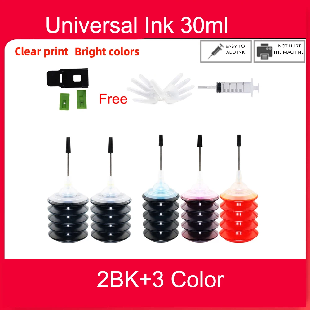 Универсальные чернила для красителя 30 мл сменные HP Canon Brother Epson |