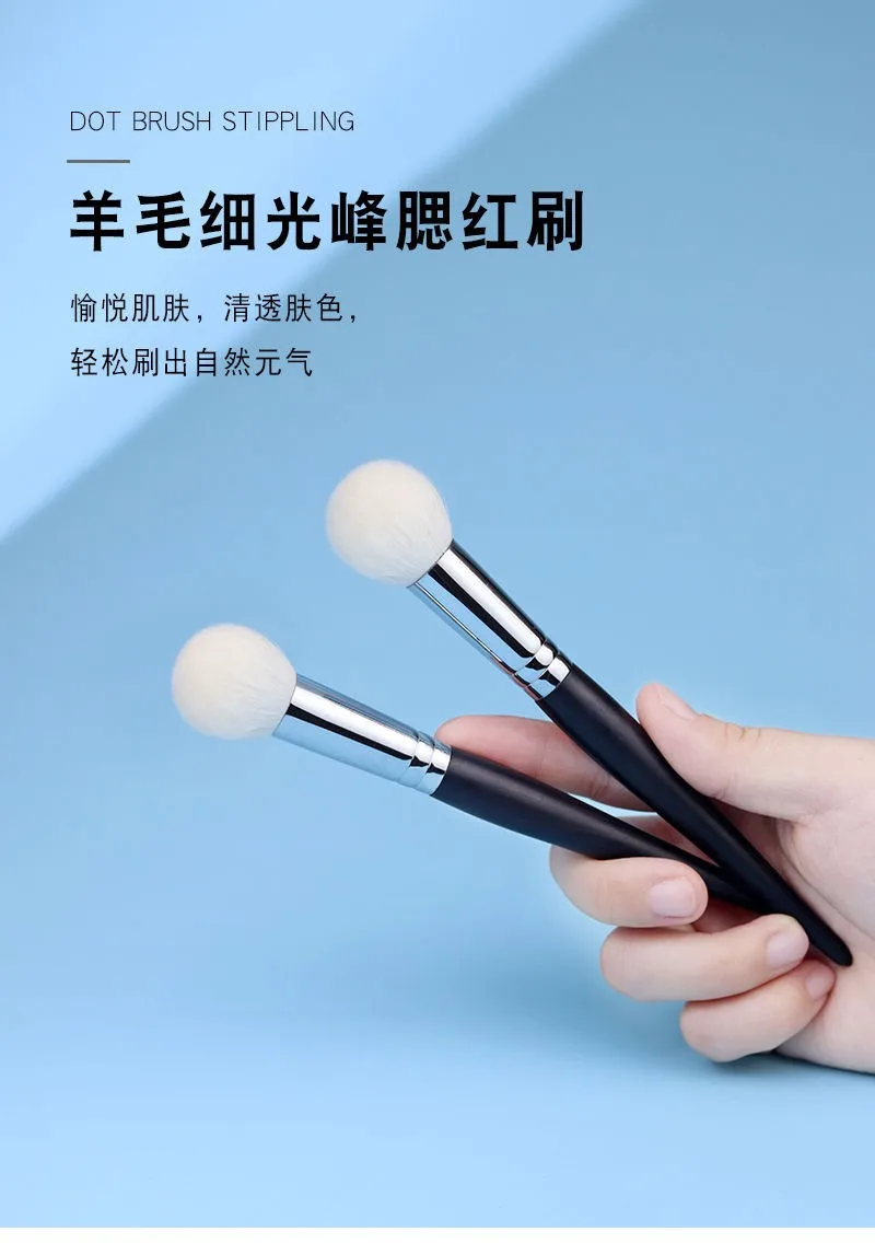 

_ Кисть для румян, Рассыпчатая кисть для пудры, искусственная поверхность, не колют лицо, не выпадает, кисти для макияжа