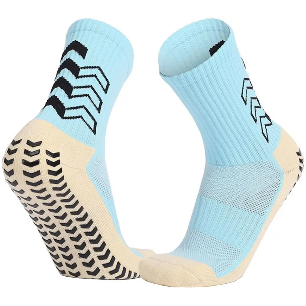 

1 Pair Soccer Socks Breathable Football Socks Anti-slip Mid Calf Non Slip Adult Sports Football Socks Men Women Camouflage Arrow