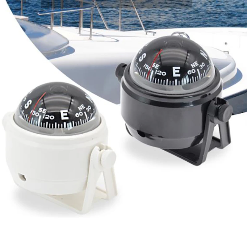 

Digital Compass with Bracket Adjustable Standing Compass Navigation Ball