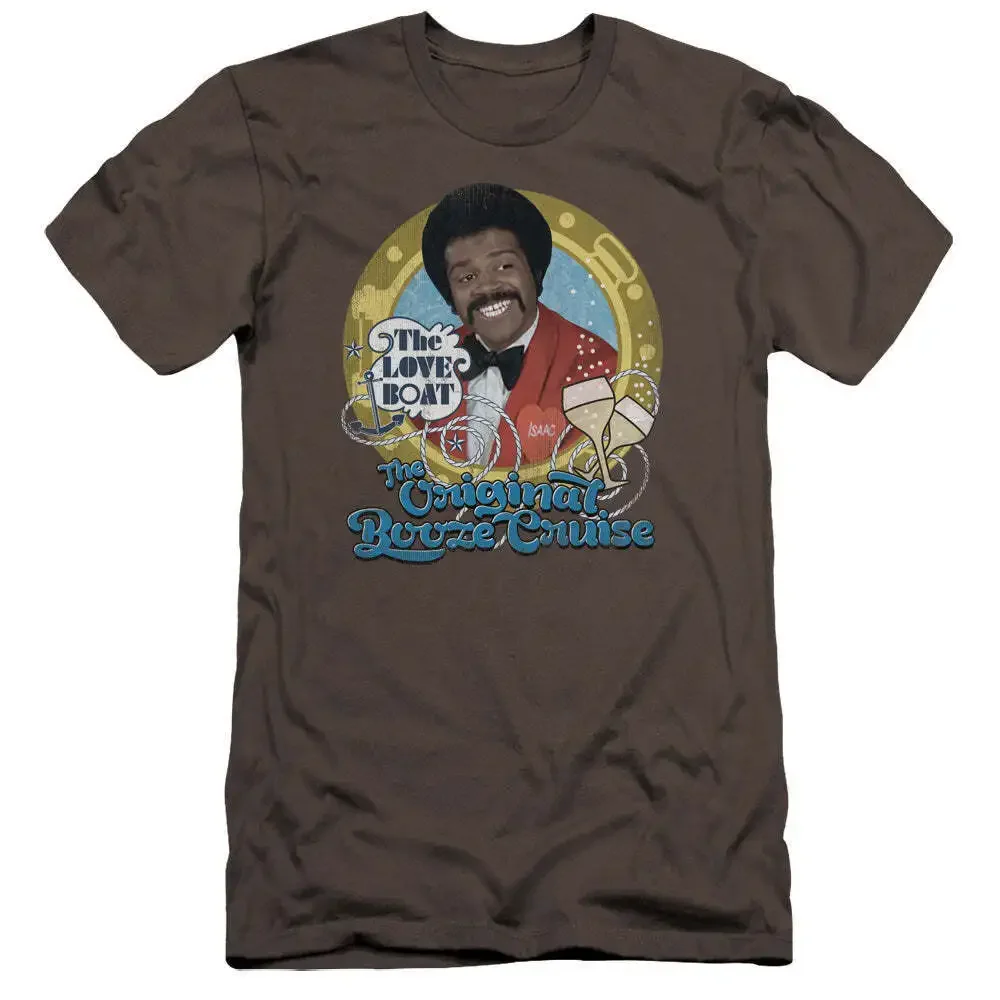 Love Boat The Original Booze круиз-мужская приталенная футболка премиум-класса