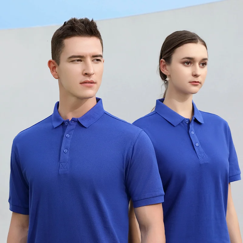 

2023 Summer Casual Short-sleeved Polo Suit Personal Company Group Customized Embroidered POLO Shirt Cotton Men and Women