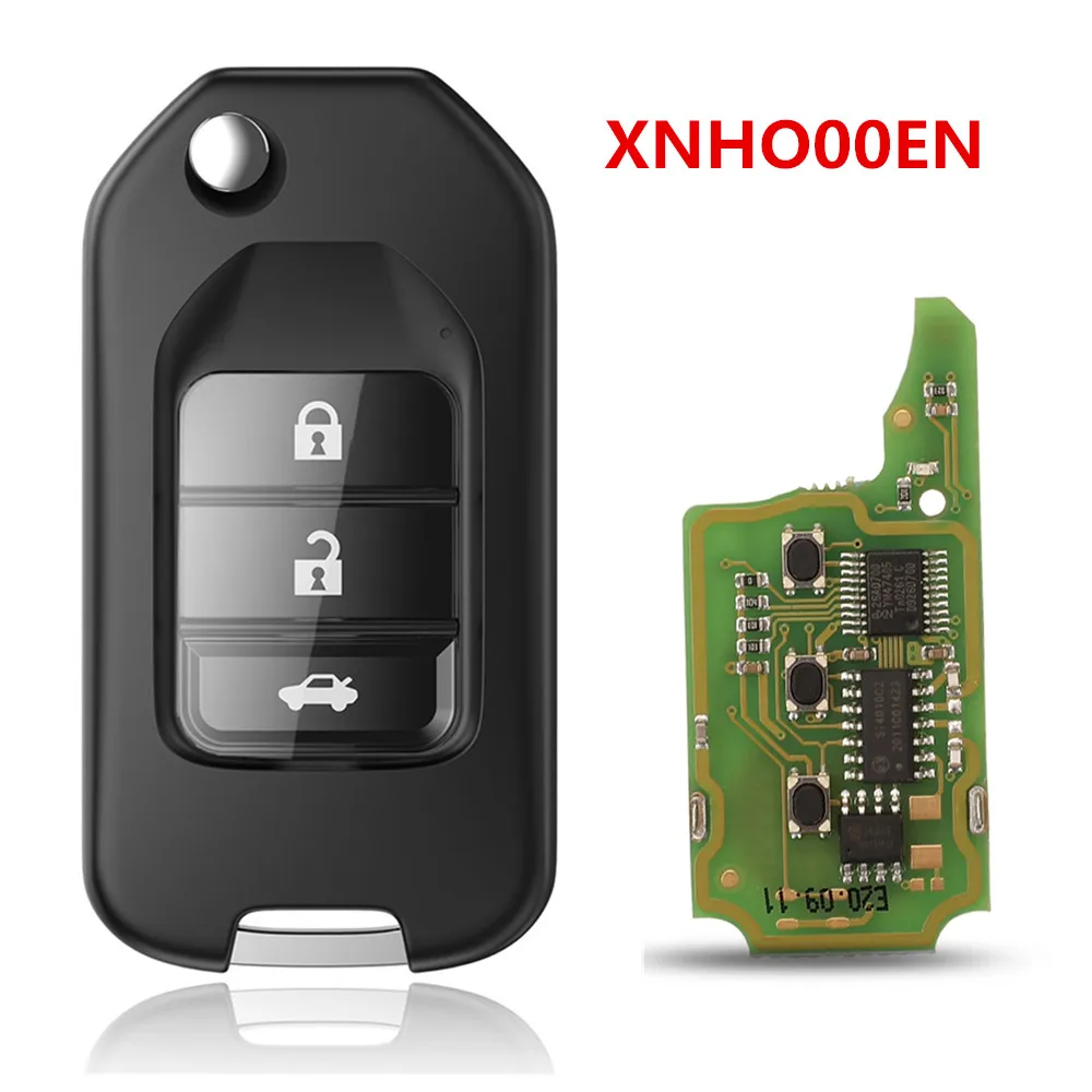 

XHORSE XNHO00EN VVDI удаленный автомобильный ключ 3 кнопки беспроводные универсальные аксессуары для программатора VVDI2 инструменты для Honda Style 2 шт./лот