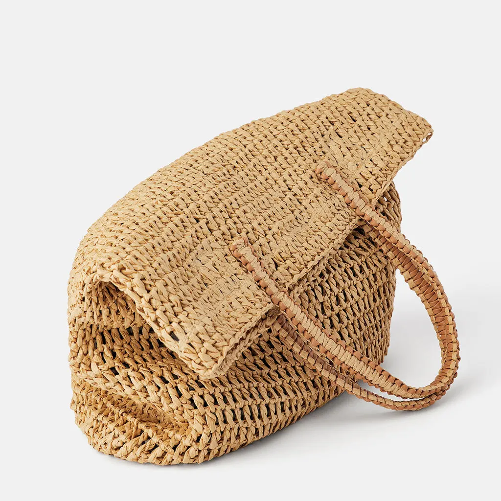 Bohemian Beach Bags for Women Shoulder Bag 2022 Luxury Brands Woven Straw Bag Tote Women Designer Handbags Rattan Shopper Purses