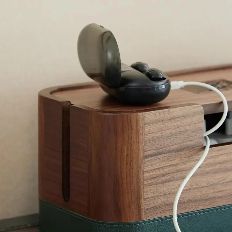 Креативный ящик для хранения кабелей передачи данных в стиле ретро настольный