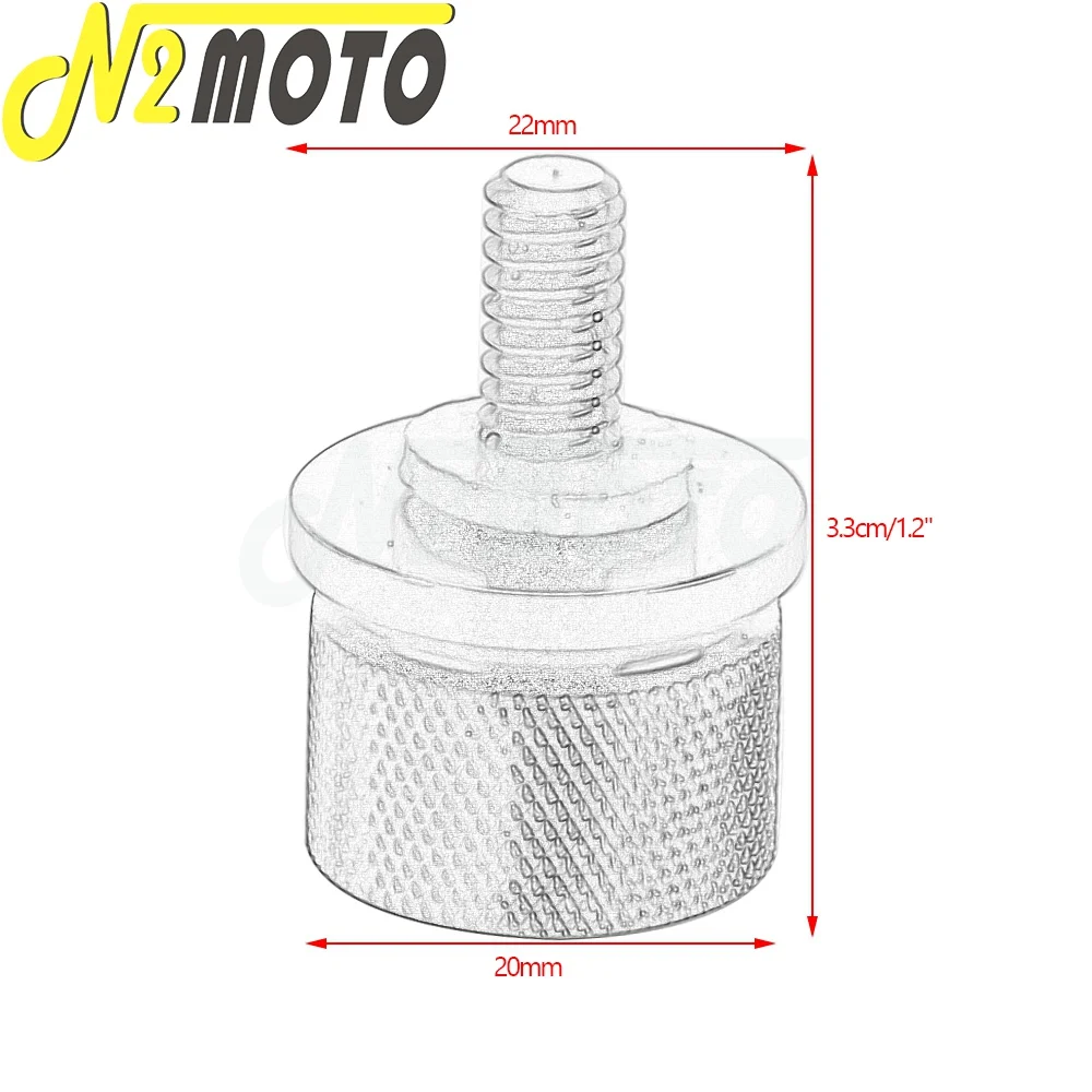 Крепежный комплект заднего крыла мотоцикла для монтажа болта с сиденьем, резьба 1/4" -20 для Harley Dyna Touring XG Sportster XL 883 1200 1997+ и выше.