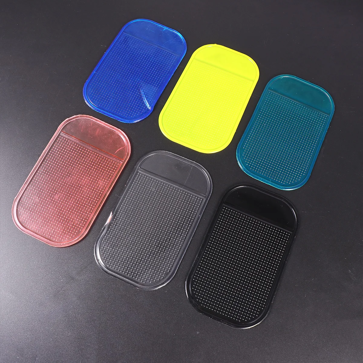 

6 Pcs Anti-Slip Cushion Sticky Mat Sticky Pad for Beads Painting Tray Holding Diamond Embroidery Accessories (Mixed)