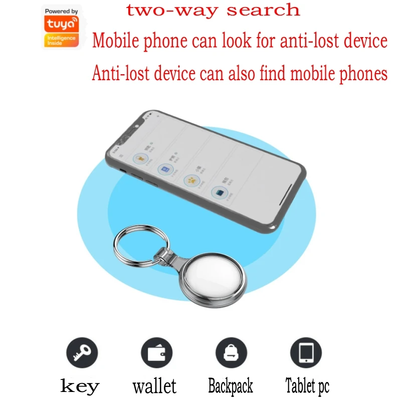 Mini Smart Pets GPS Tracker Anti-lost Alarm Tag Wireless Bluetooth Child Bag Wallet Phone Key Finder Locator devices  airtag