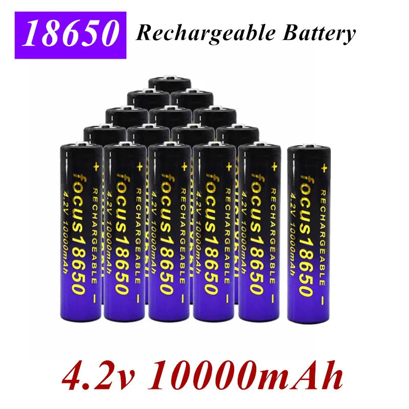 

2022 Original NCR18650B 4.2V10000 mah 18650 Lithium Rechargeable Battery Large Capacity GTL EvreFireToy flashlightRemote control