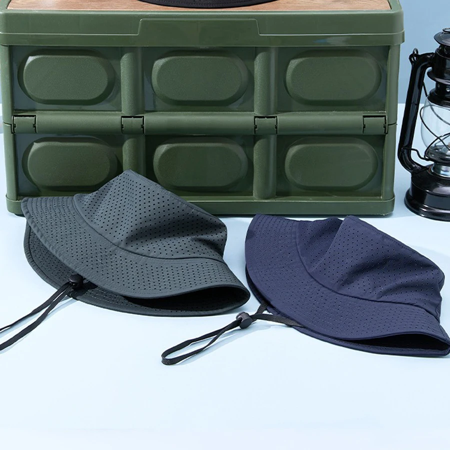 Панама сетчатая быстросохнущая воздухопроницаемая шляпа от солнца с широкими