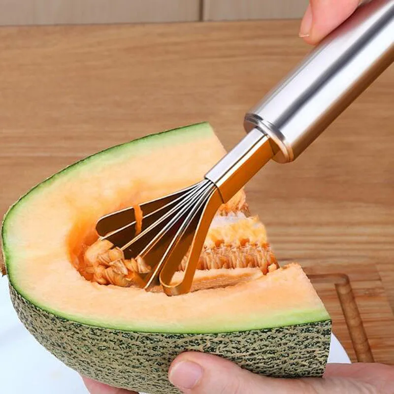 

1Pc Creative Stainless Steel Shredded Coconut Knife Home Coconut Grater Scraping Coconut Meat Scraper Fish Fruit Planing