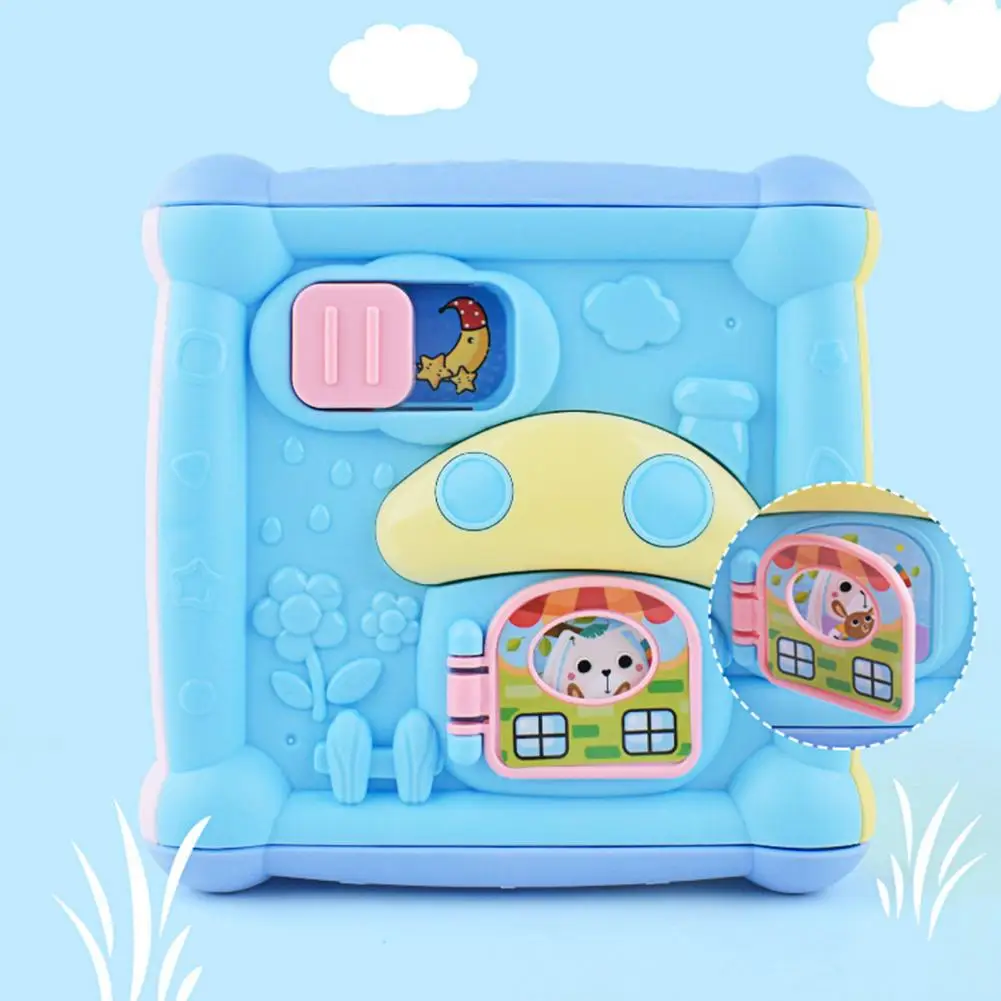 

Practical Boys Girls Preschool Musical Cube Toy Activity Cube Colorful Lovely Appearance