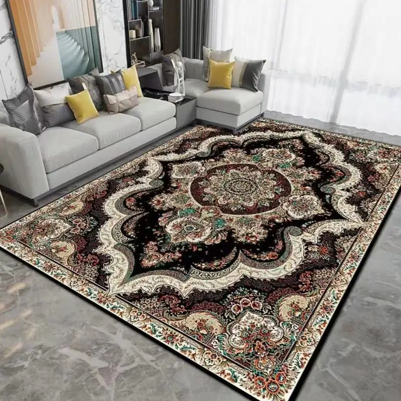 nordic minimalist modern carpet moroccan geometric printing carpets living room non slip rugs coffee table rectangular floor mat free global shipping