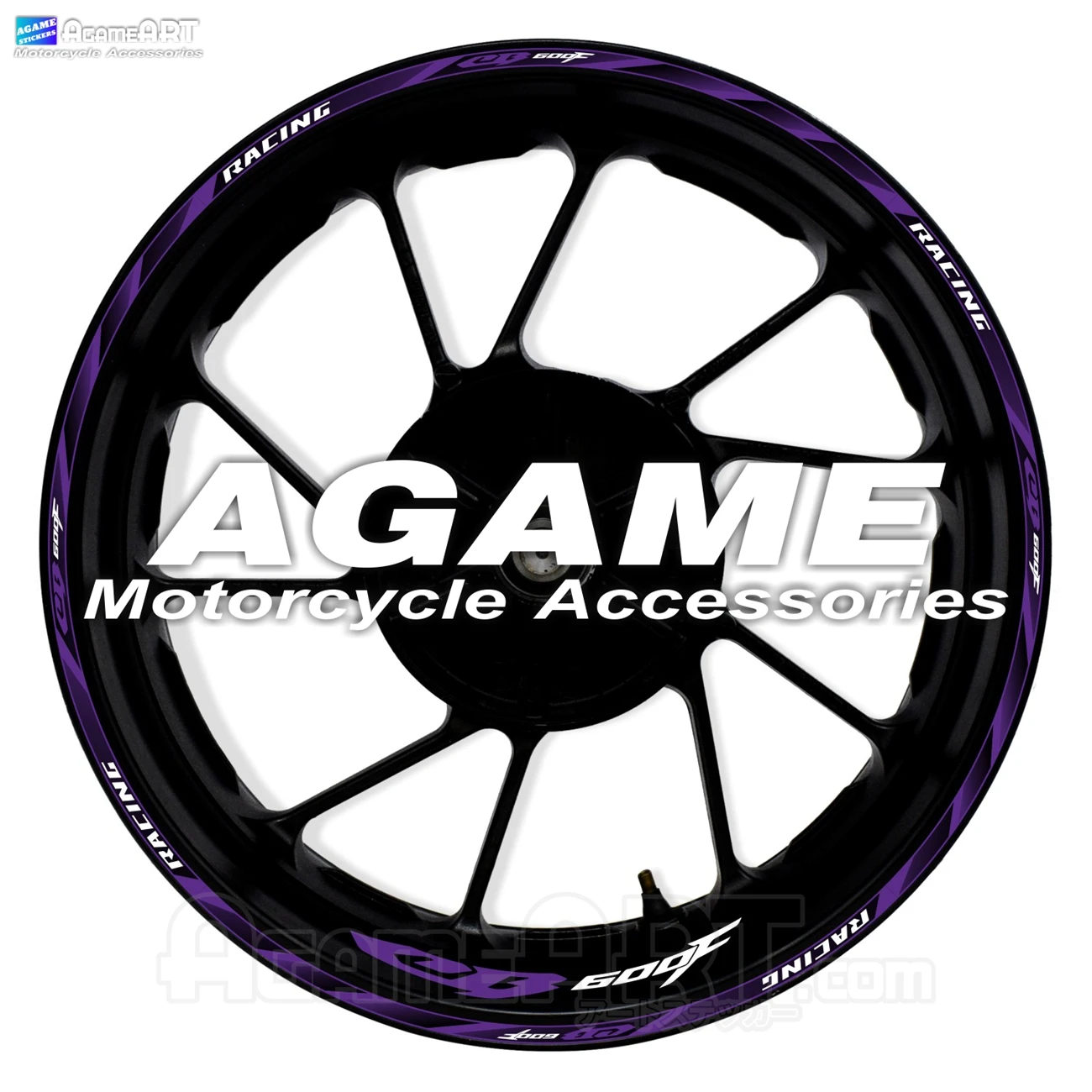 Наклейки на колеса мотоцикла CB600F Светоотражающие Полоски 17 дюймов с внутренней