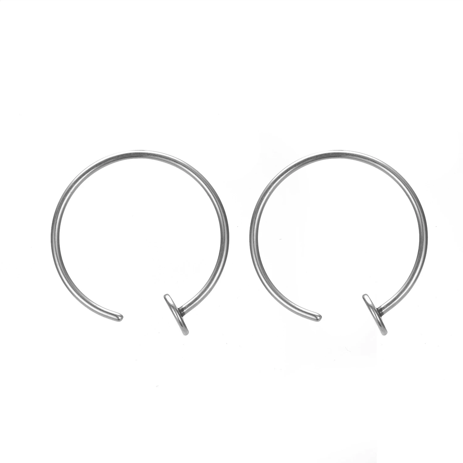 Минималистичные женские серьги-гвоздики из нержавеющей стали